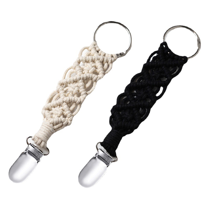 New travel hand-woven hat clip outdoor backpack luggage storage clip woven multi-purpose straw hat clip hat accessories