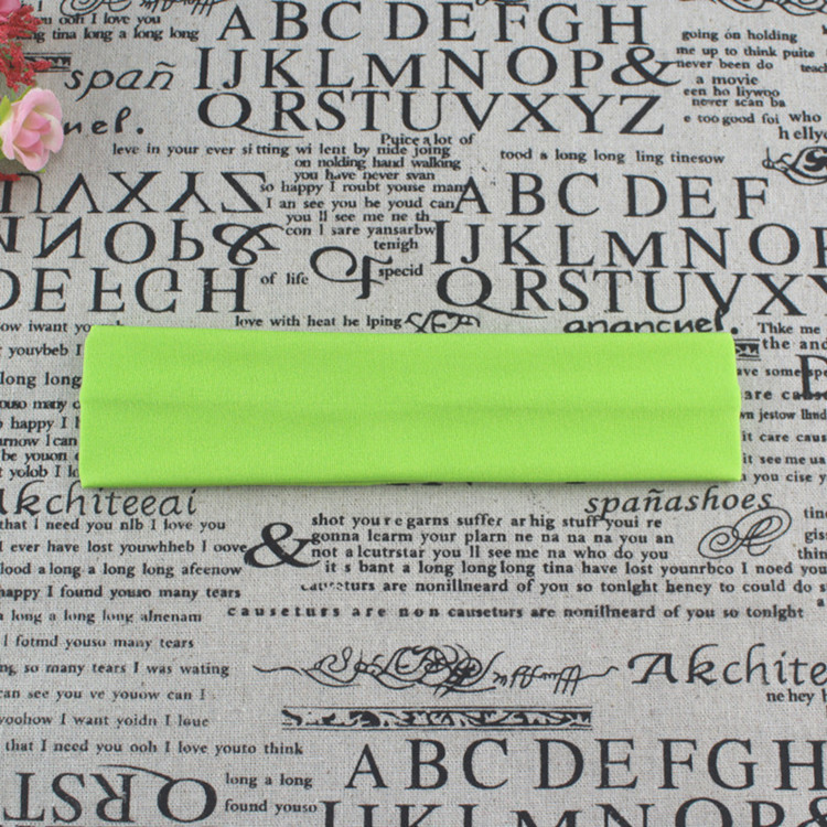 Picture of Factory Direct Supply Korean Style Hair Accessories Yoga Headband Sports Headband Elastic Monochrome Hairband Headband Printable Pattern