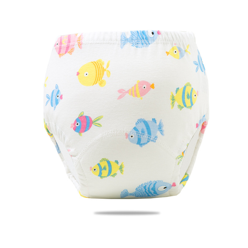 Picture of Toilet Training Pants Diaper Pants Baby Summer Diaper Pocket Universal Gauze Diaper Wet Artifact Washable Diaper Pants