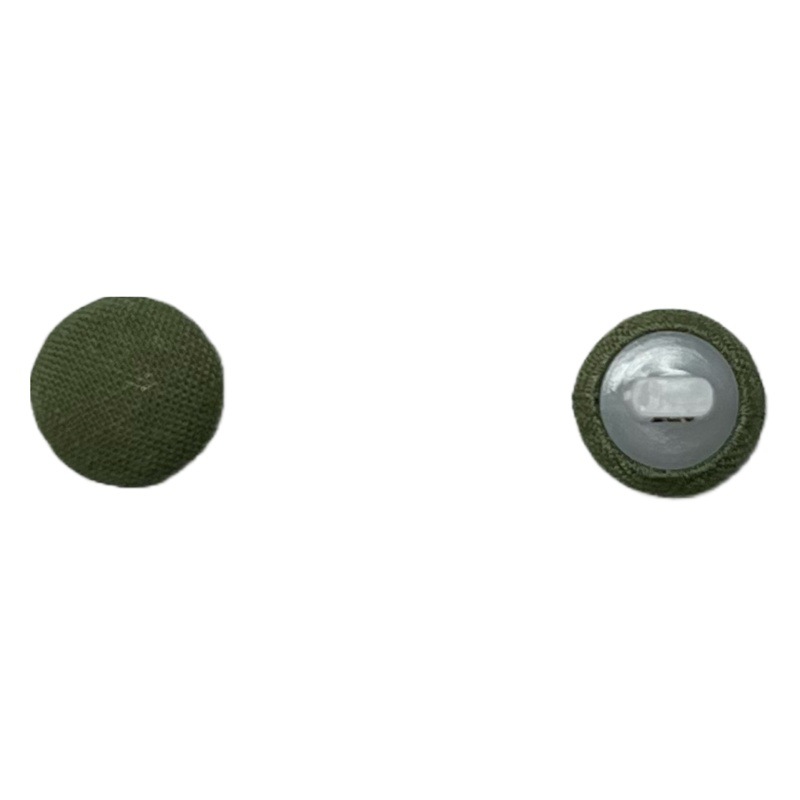 Green Foot Bag Cloth Button Round Cloth Button Shirt Small Suit Cheongsam Tang Suit All-match Button