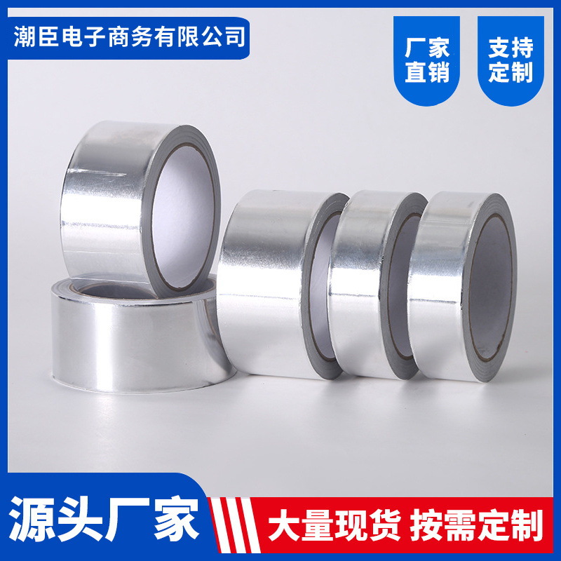 Kitchen High Temperature Resistant Aluminum Foil Tape Waterproof Sticker for Bench Sink and Kitchen Mold-proof Aluminum Tape