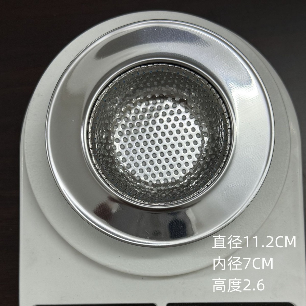 Picture of Stainless steel kitchen sink sewer filter sink floor drain filter sink sink sink anti-blocking plug net