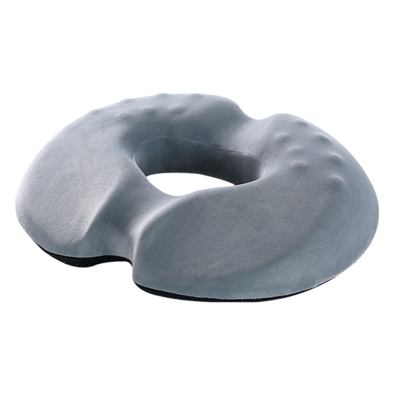Memory Foam Thickened Round Seat Cushion Office Student Breathable Fart Cushion Chair Car Seat Cushion Summer Sedentary Chair Cushion