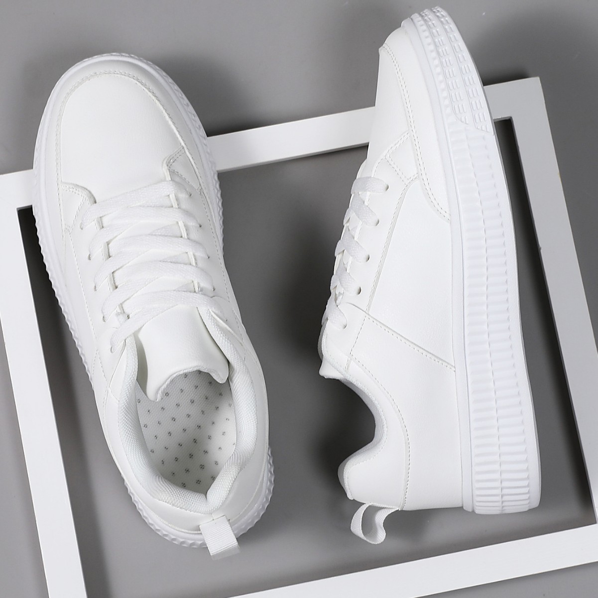 Fashion Casual All-match Korean Style Trendy White Shoes Sneakers Men's Shoes
