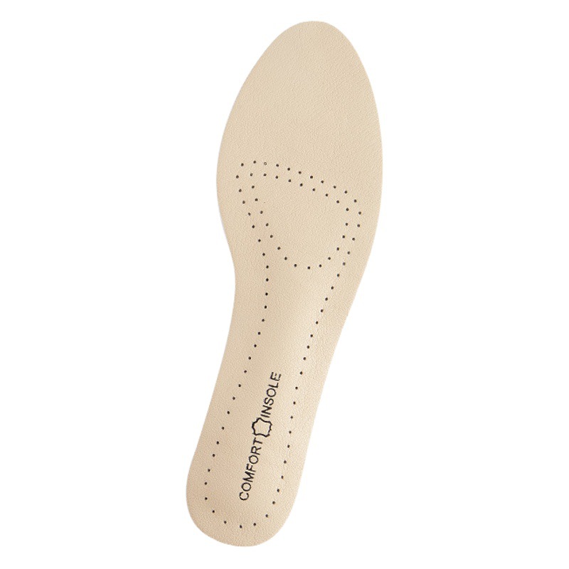 Women's Genuine Leather Insole, Soft Sole, Super Soft, Sweat-Absorbent, Deodorant, Breathable, Stickable, Non-Slip, Genuine Leather, Round-Toe High-Heeled Shoes