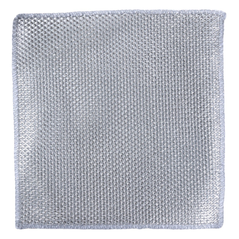 Steel wire dish cloth cleaning cloth mesh non-stick oil cleaning cloth kitchen stove dish washing pot cleaning cloth decontamination
