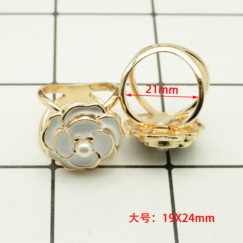 Picture of South Korea multi-functional scarf buckle high-grade Pearl fashion new Camellia windbreaker belt buckle high-end jewelry wholesale