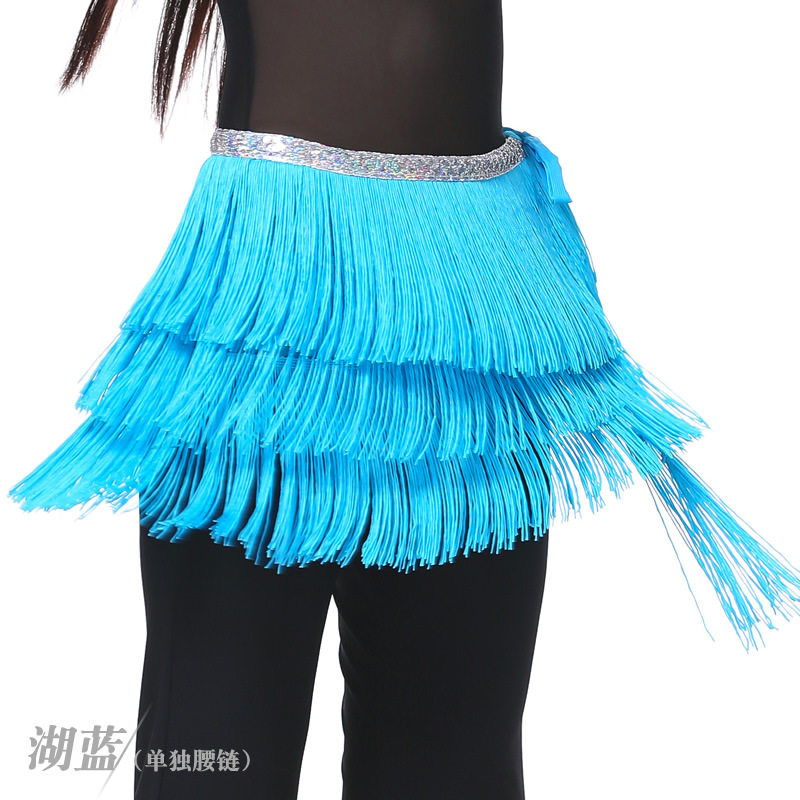 Picture of Dancer three-layer tassel waist chain belly dance waist chain belly dance tassel hip towel tassel belt wholesale