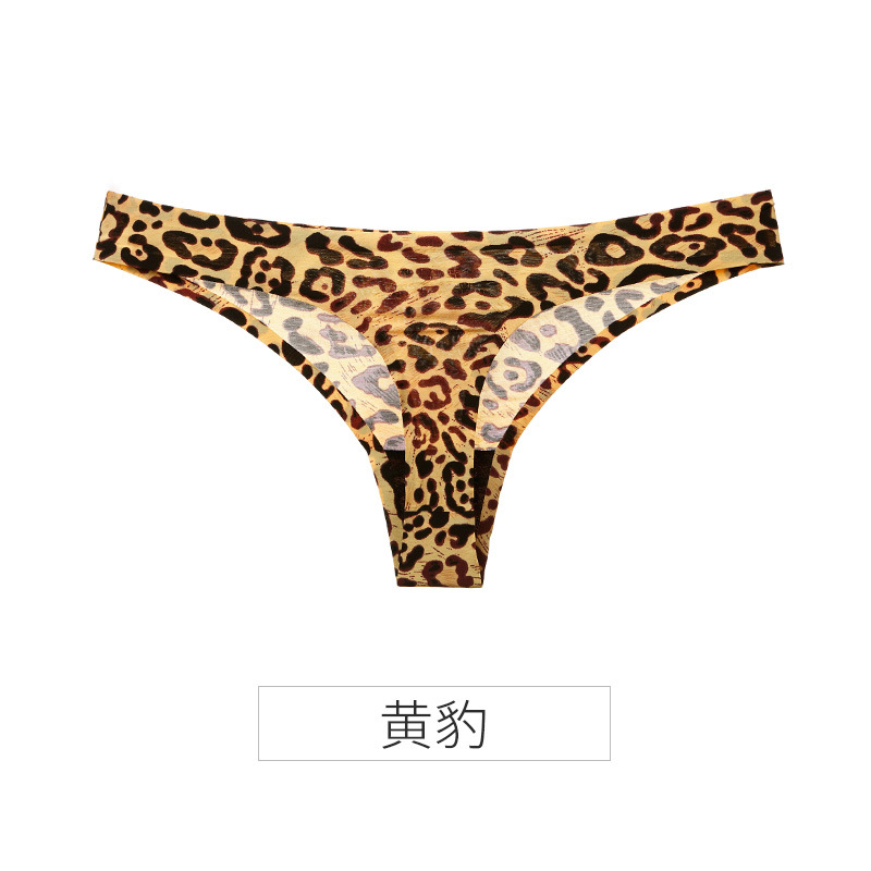 Picture of Explosions ice silk seamless thong women pure wind European and American women sexy tback foreign trade T pants sports fitness
