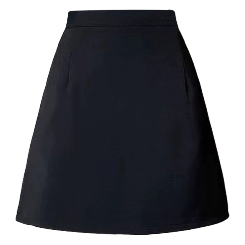 Black woolen A- line short skirt for women autumn and winter high waist slimming student hip skirt plus size all-matching sweater skirt