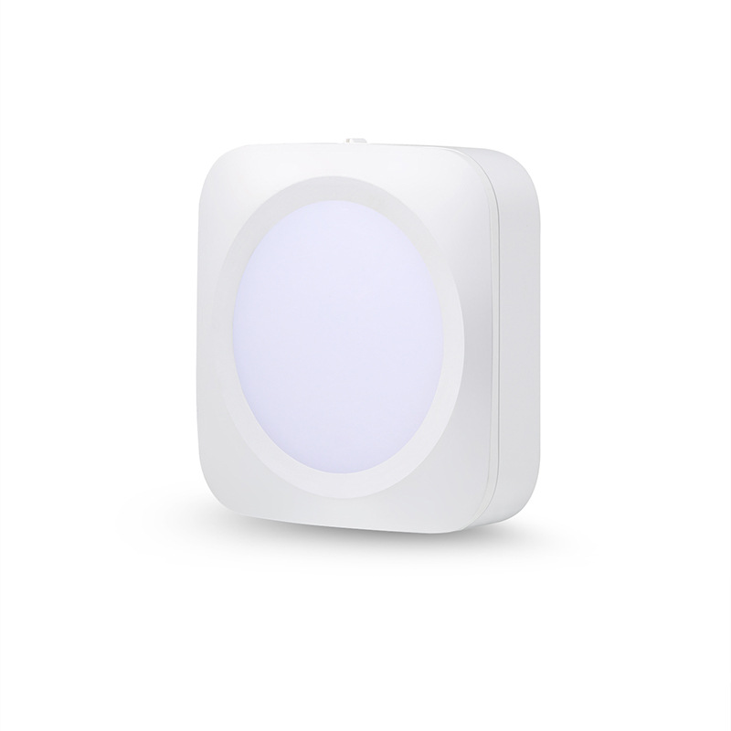 Folding Plug Stepless Dimming Radar Sensor Night Light Motion Sensor Plug-In Square Light Guide Plate Ambient Light