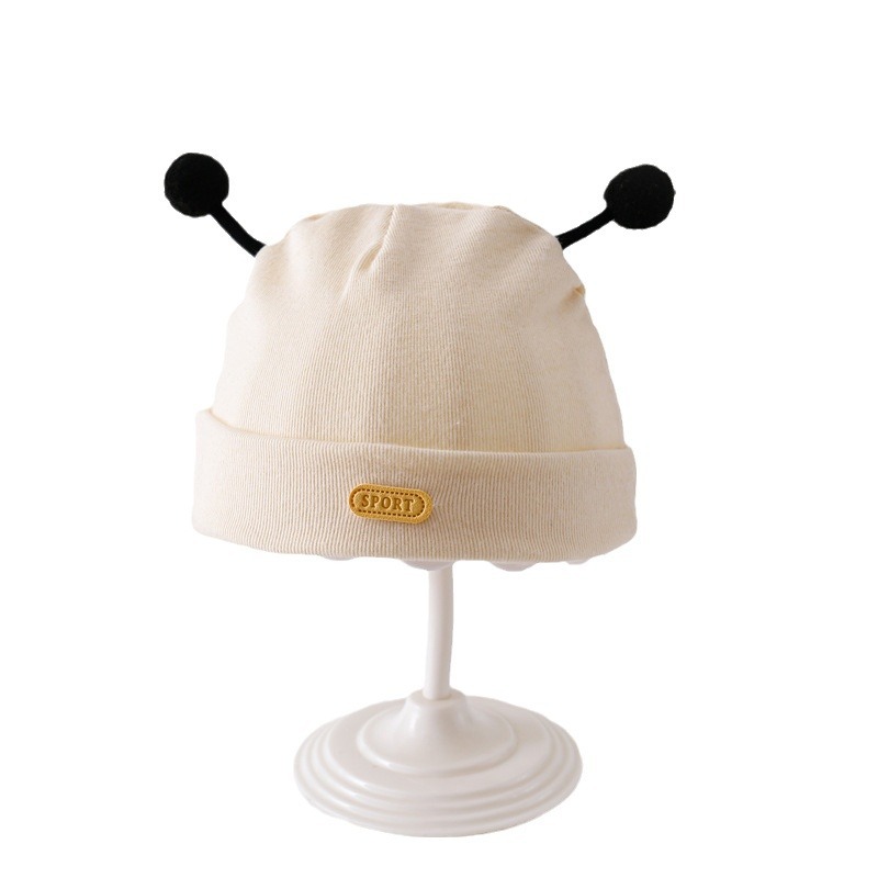 Picture of 0 to 3 Months Newborn Baby Hat 6 Baby Hat Baby Newborn Pure Cotton Autumn and Winter 4 Spring and Summer Thin Boneless