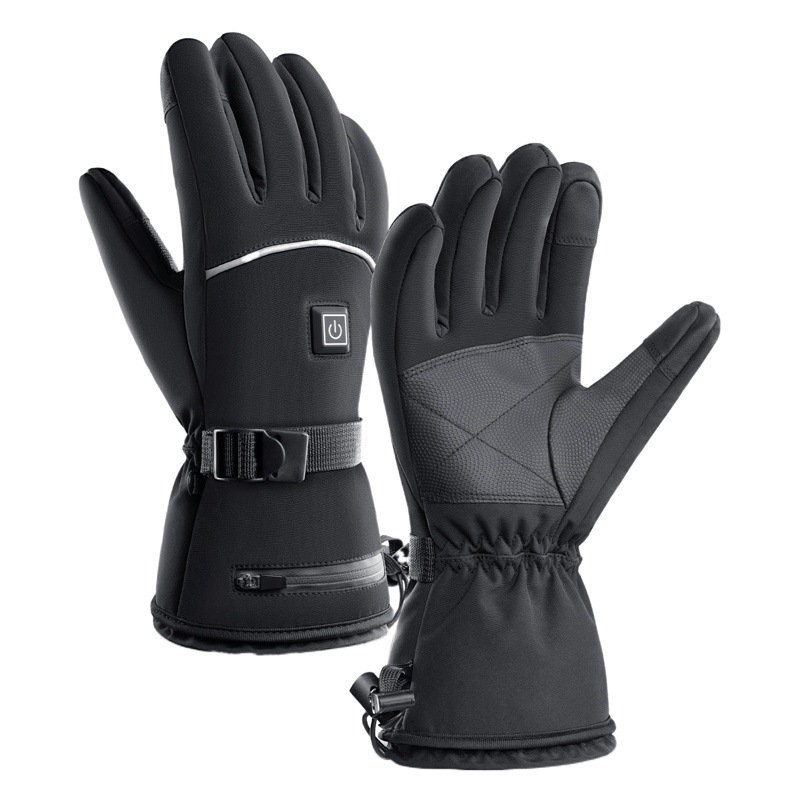 vilico winter smart electric heating gloves windproof warm waterproof touch screen outdoor riding ski gloves