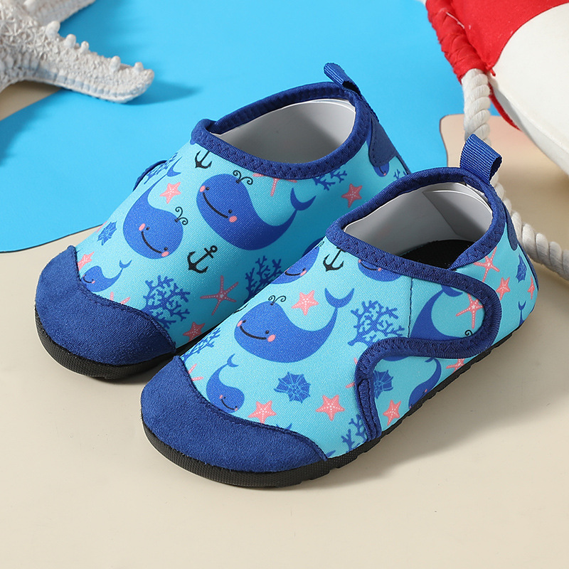 Picture of Children's water park Baby Beach socks non-slip diving shoes snorkeling socks swimming shoes drifting soft shoes wading shoes socks