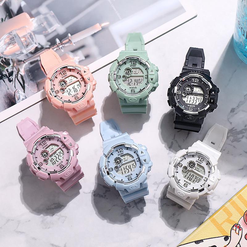 Small fresh sweet large dial watch female student girlfriends couple sports waterproof luminous watch factory wholesale