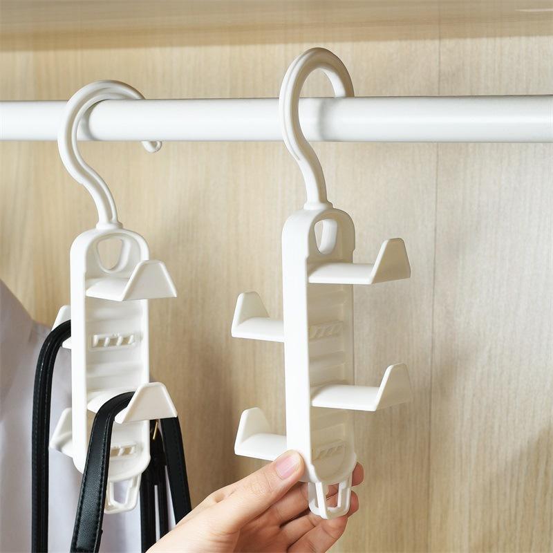 Creative fashion bag rack wardrobe scarf tie hook removable cabinet organizing storage rack hook