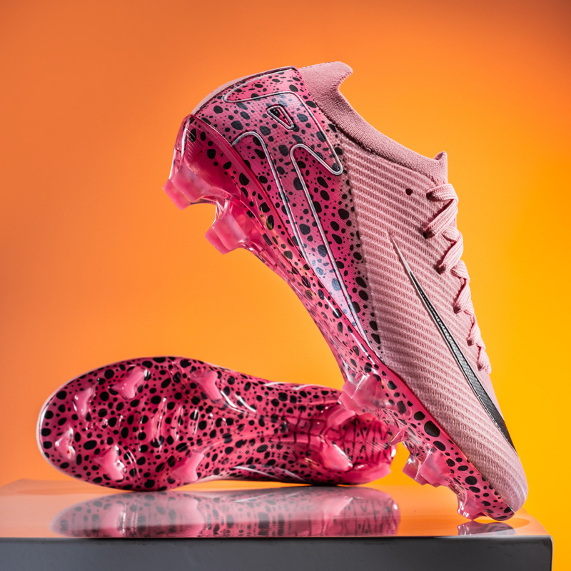 2025 Soccer Shoes Men's Broken Nail Boys Training Shoes Girls Primary and Secondary School Students Adult Artificial Lawn Spike Soccer Shoes