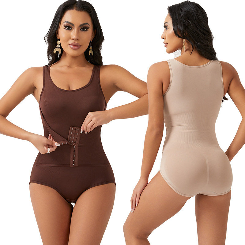 European and American Body Shaping Jumbo Women's Body Tight Hip Lifting Back Tunic Waist Belly Shaping plus size Body Shaping Jumbo