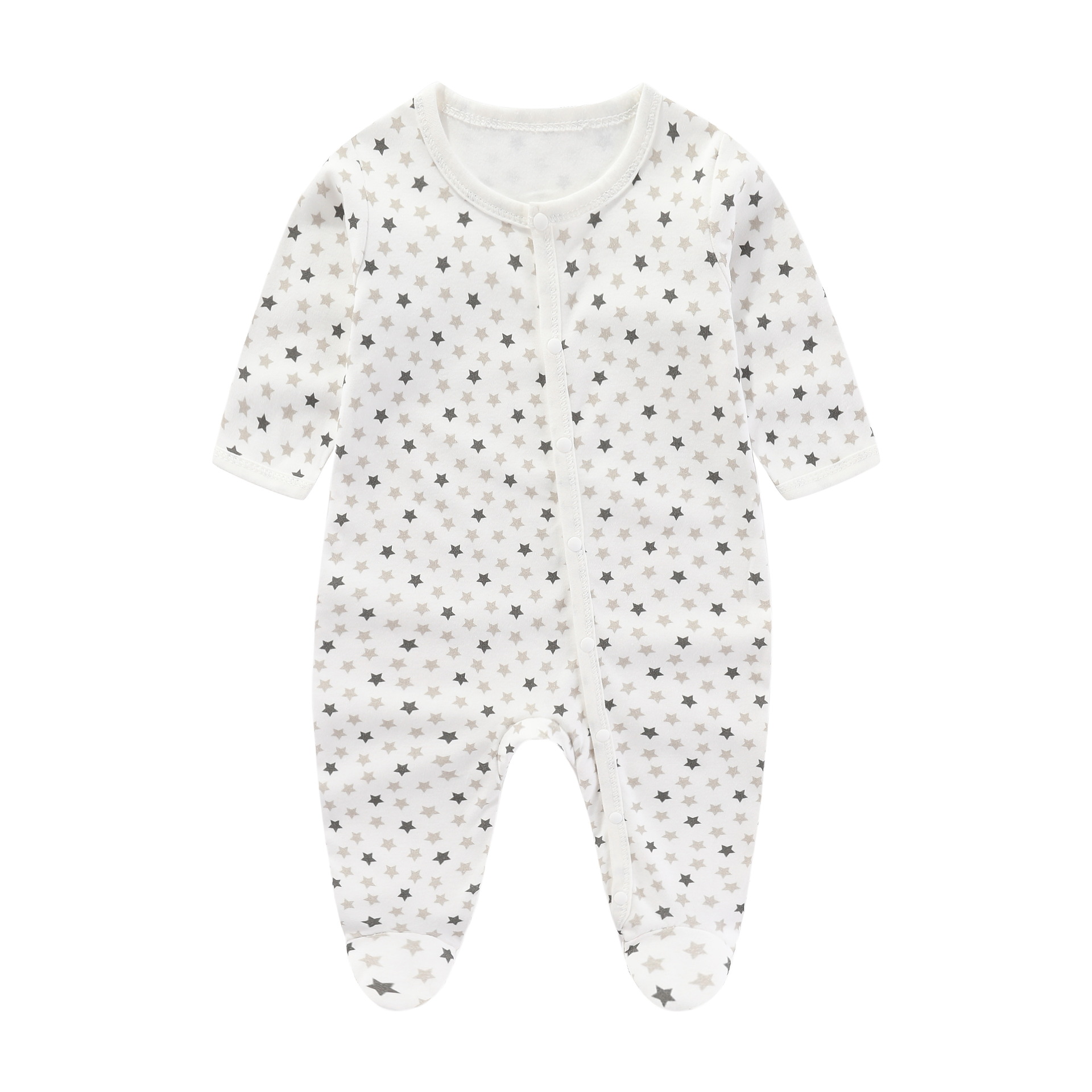 Picture of Baby's jumpsuit cotton newborn clothes spring and autumn and summer children's climbing clothes for newborn babies ha clothes class a monk clothes
