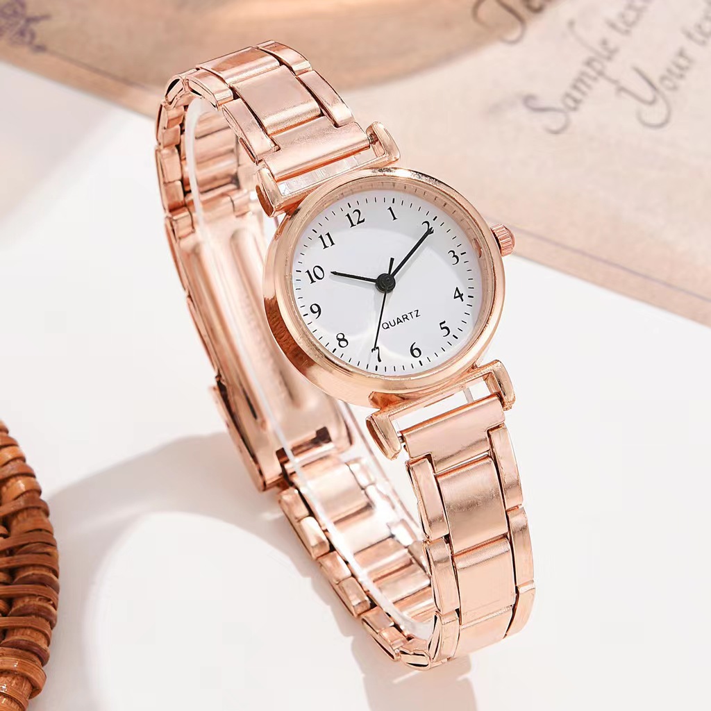 Cross-border explosions manufacturers direct gift fashion temperament steel band watches women's quartz watches women's wholesale women's watches