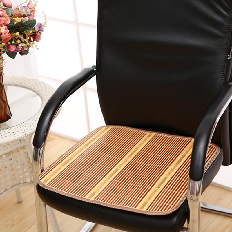 Picture of Summer Bamboo Mat Cushion Boss Chair Cushion Office Chair Mat Internet Cafe Bamboo Cushion Computer Chair Cushion Dining Chair Cushion