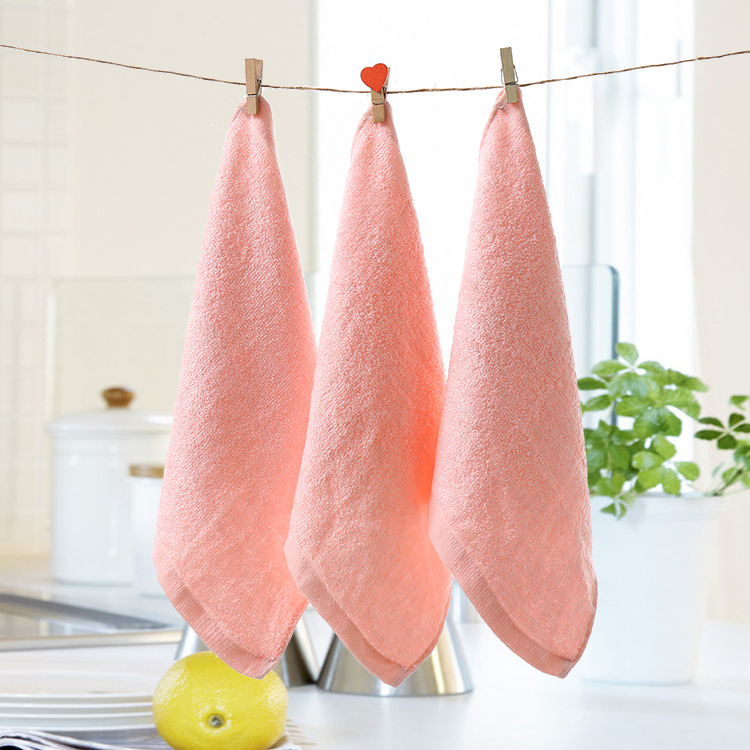 Picture of Bamboo Fiber Small Square Towel Kindergarten Small Towel Absorbent Children's Handkerchief Baby Towel Saliva Towel Wholesale Factory