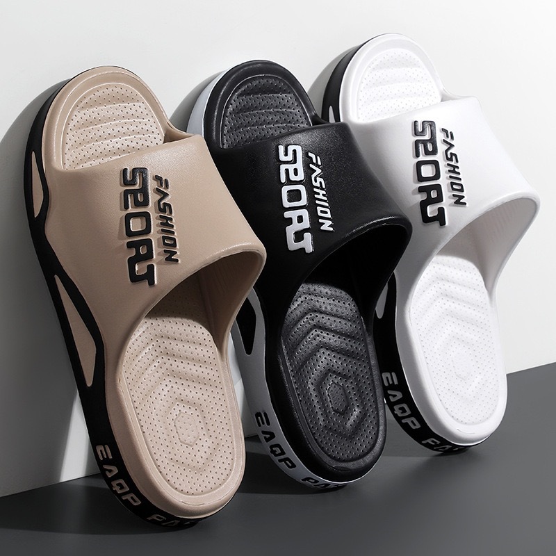 New summer trend slippers men's outdoor wear home EVA men's platform beach sandals cross-border