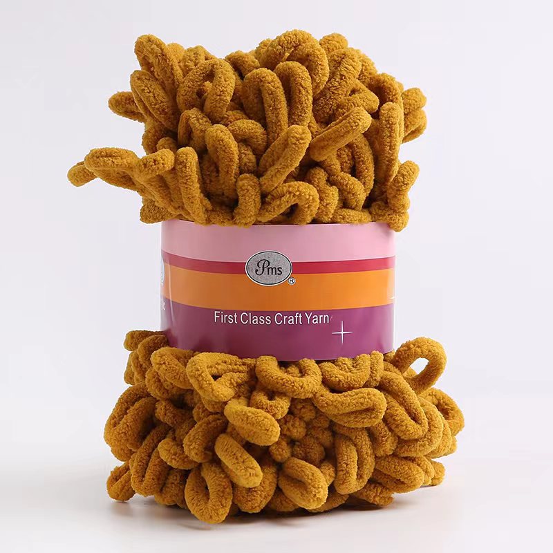 Picture of Loop Yarn Ear Yarn Medium-Thick Yarn for Hand Knitting DIY Pillows, Blankets, Scarves, Ice Yarn in Stock Wholesale