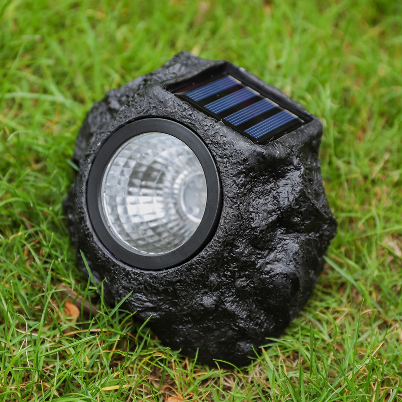 Solar simulation stone lamp warm light white light outdoor lawn lamp courtyard garden decorative landscape lamp
