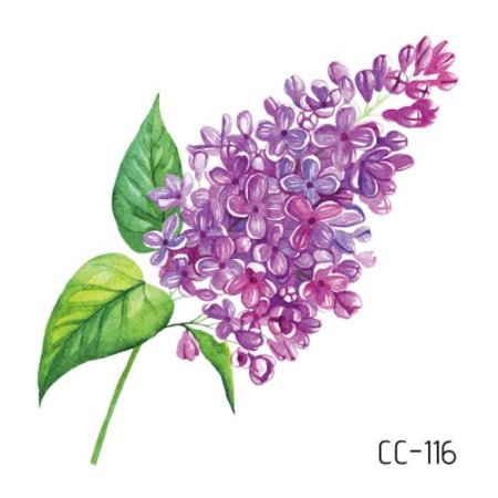 Picture of New waterproof flower tattoo stickers fashion small fresh face stickers fashion Photo Studio Art Stickers