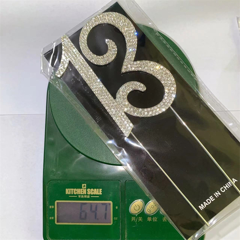 Picture of Wedding cake insert card foreign trade best selling wedding cake accessories large number 50 60 70 90