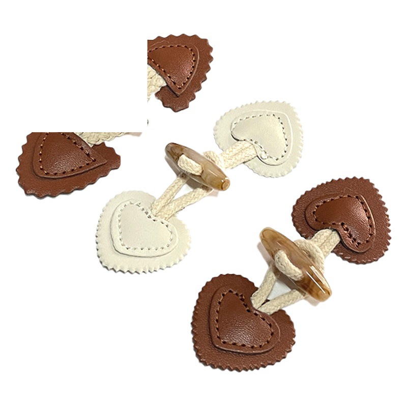 Children's Cotton Rope Leather Buttons Clothes Horn Buttons Buttons Baby Outwear Outwear Sweater Kidsren's Clothing Outwear Buttons Buttons