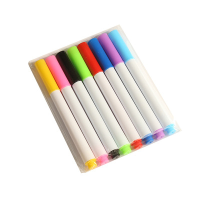 Picture of Color children's creative painting mini watercolor pen with magnetic erasable whiteboard pen students draw key marker pen