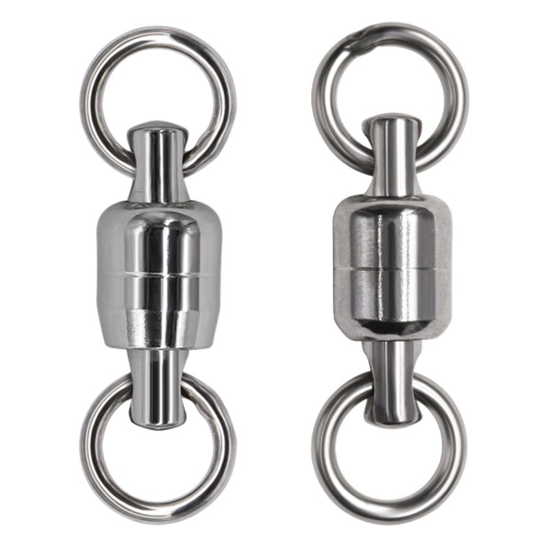 Sea Fishing Big Object Strong Pull High-Speed Figure Eight Ring Connector Figure Eight Ring Small Accessories All Stainless Steel Bearing Swivel