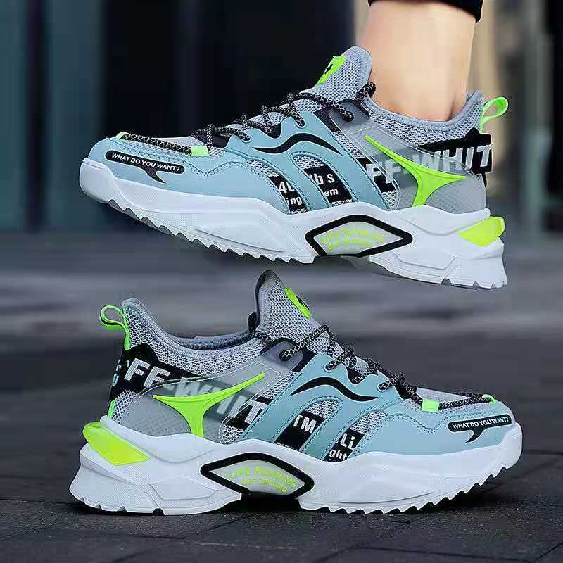 Picture of Flying Weaving Breathable Shoes Men's 2025 Korean Thick-soled Torre Shoes Trendy sneaker Cross-border Foreign Trade plus size Running Shoes