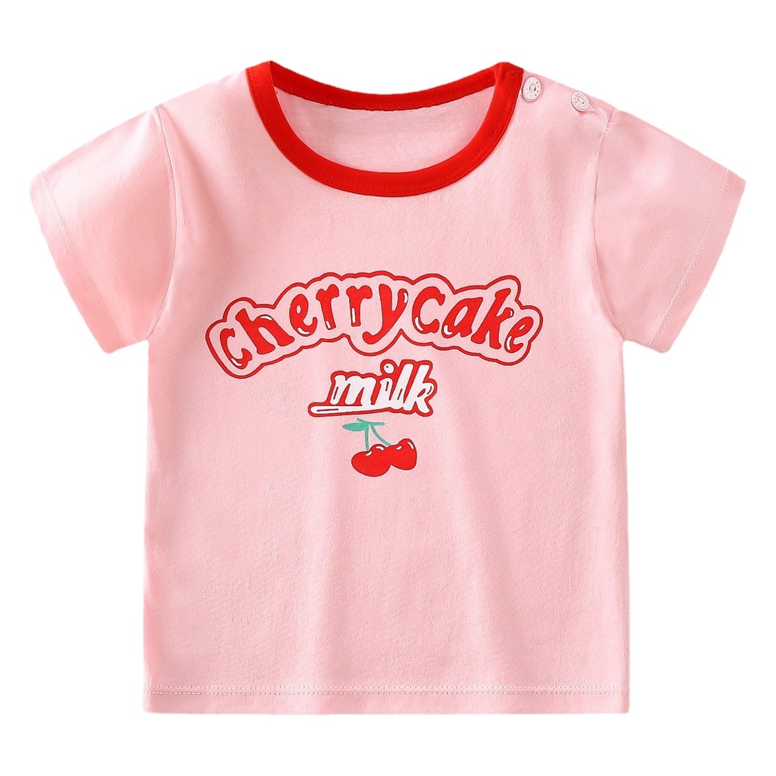 Picture of Children's Short-sleeved T-shirt Cotton New Children's Summer Baby Clothes Boys' Thin Girls' Top Summer Children's Clothing