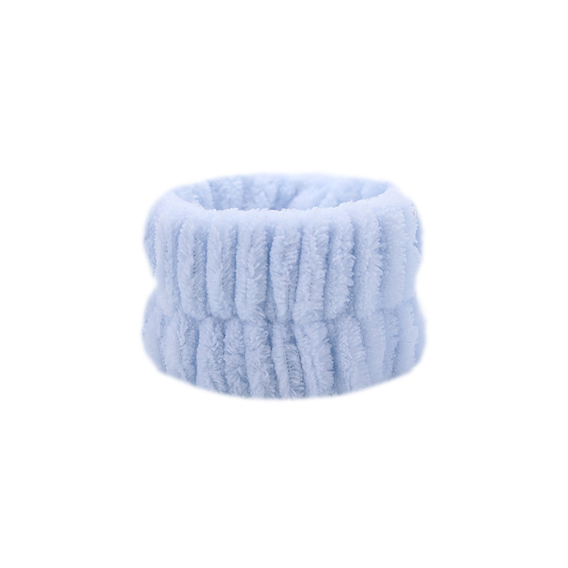 Picture of Cross-border plush face-washing wrist strap moisture-proof cuff women's waterproof wristband sports bracelet Europe and the United States solid color hair band wholesale