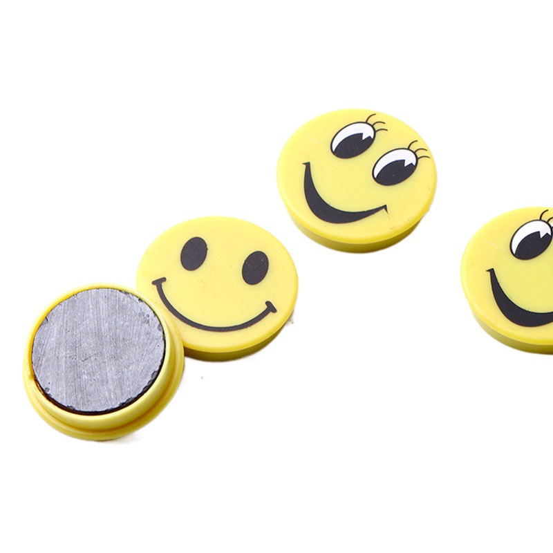 Funi CT-6658 whiteboard magnetic buckle cartoon smile expression magnetic sheet magnetic particle magnetic sticker magnetic suction refrigerator sticker