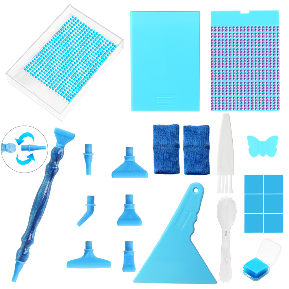 Picture of Diamond Painting New Style Turnout Drill Tray Multifunctional Sieve Drill Point Drill Tray Drawer Funnel Tray DIY Diamond Embroidery Tools suit