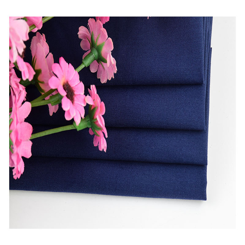Polyester cotton stretch poplin spring and summer tooling uniform shirt fabric 118g