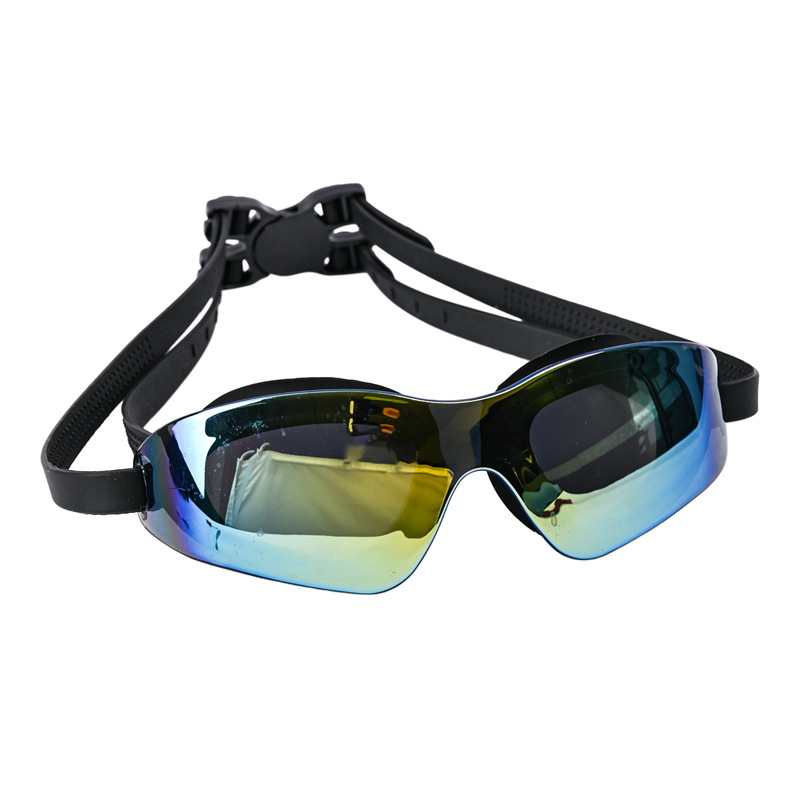 Picture of Swimming goggles electroplated HD swimming goggles professional anti-fog swimming goggles adult racing swimming goggles waterproof silicone swimming goggles wholesale