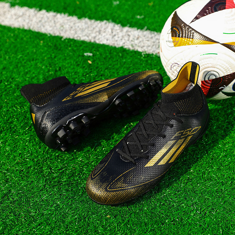 Cross-Border World Cup High-Top Football Shoes for Men, Teenagers, Students, Women, Tf Broken Nails, Ag Long Nails, Game Training Sneakers