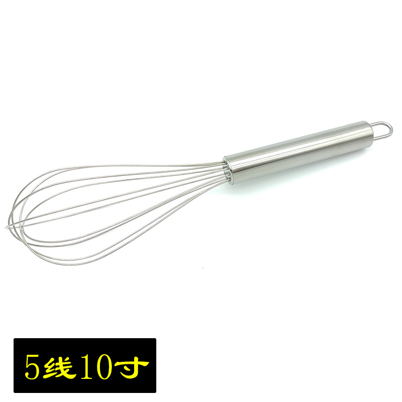 Picture of Baking tools egg beater stainless steel bold blender semi-automatic egg beater manual Mini Silicone dispenser