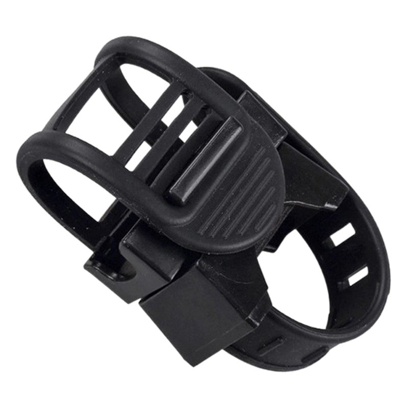 Wholesale bicycle variable lamp holder belt buckle flashlight holder [adjustable elastic size mountain bike lamp clip