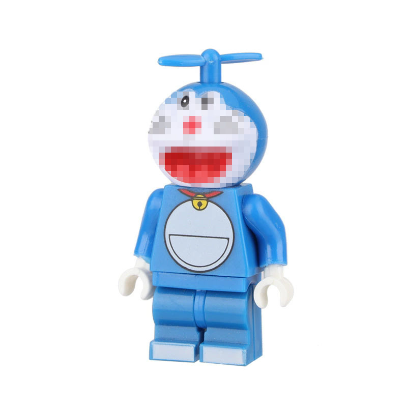 Picture of Cartoon Cartoon animal Princess pumping music plastic assembled building blocks little doll toy mixed batch foreign trade exclusive