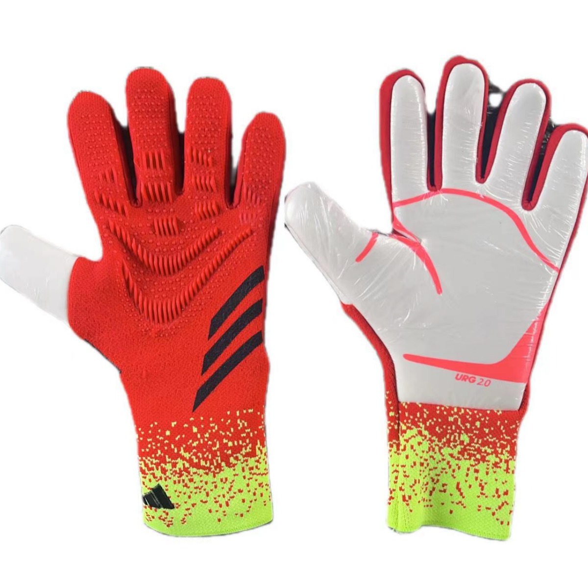 24 New Goalkeeper's Gloves Football Gloves Goalkeeper's Gloves Foot Goalkeeper's Gloves Wear-resistant Latex Children's Gloves