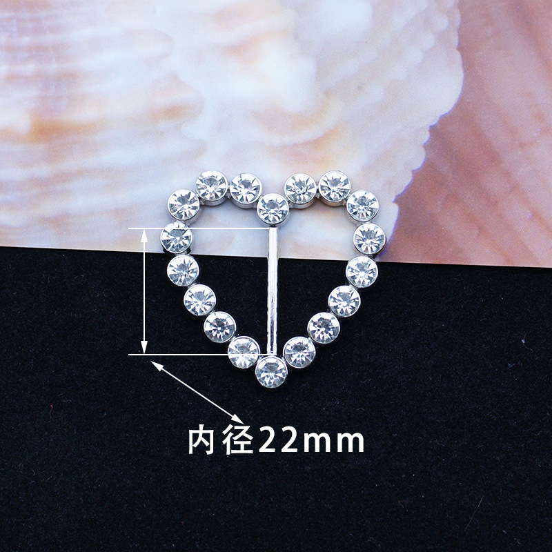 Picture of Korean multi-functional silk towel buckle wholesale high-level clothes accessories buckle pearl rhinestone corner knot buckle jewelry