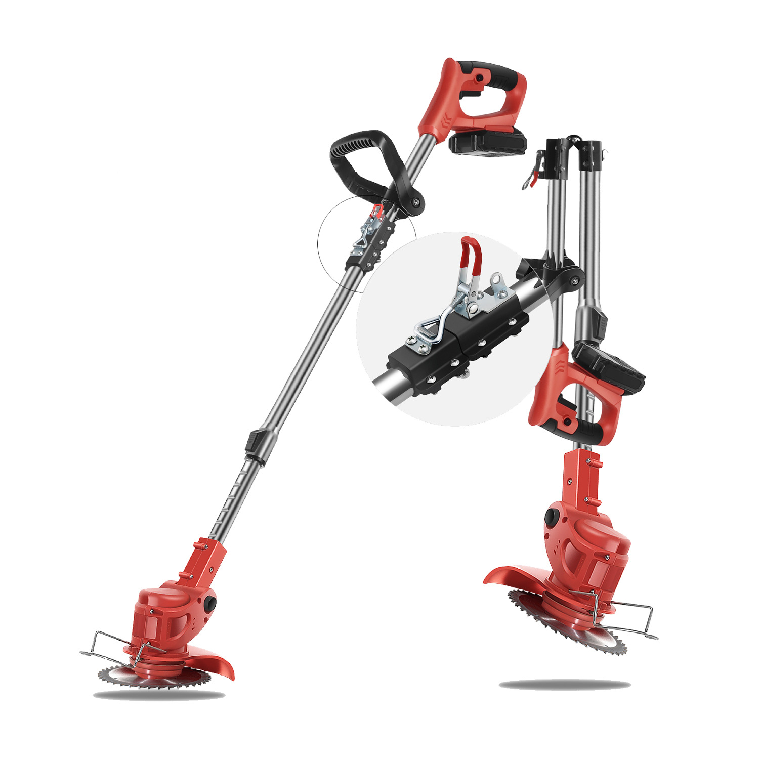 New lawn mower electric multifunctional small lawn mower portable retractable folding handheld lawn mower
