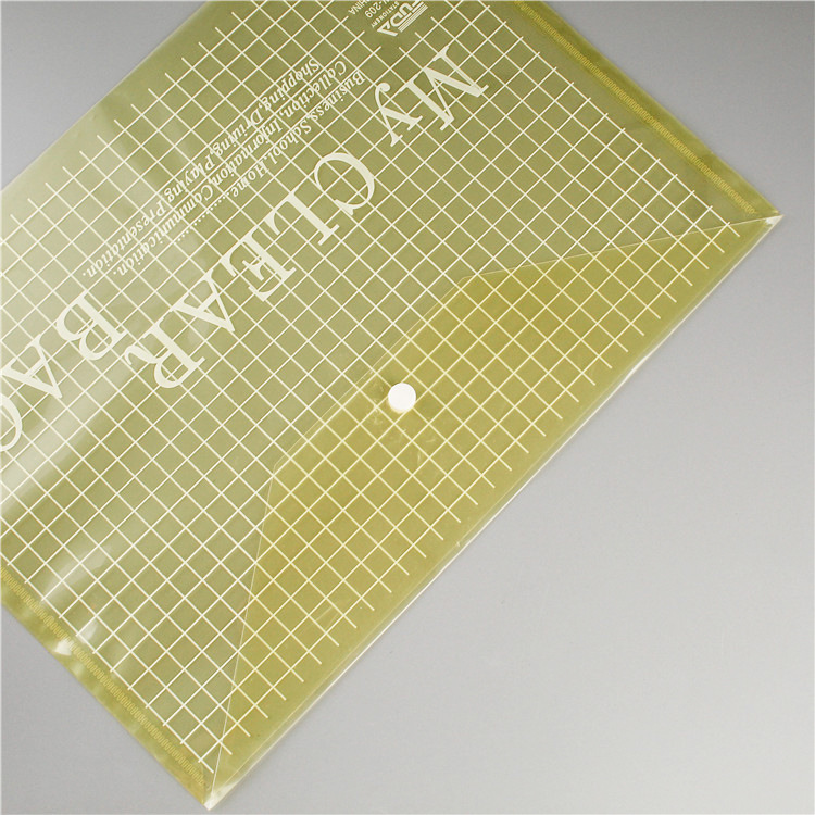Picture of Direct Selling Office Supplies Stationery Pp Transparent Snap 18C File Bag Information Bag Folder A4