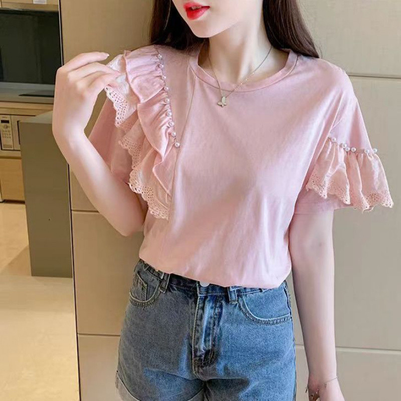 Picture of 2025 Summer New Design Beaded Heart Heavy Fashion Versatile Korean Version